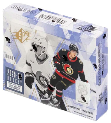 2025-26 UD SPx Hockey Hobby Laatikko
