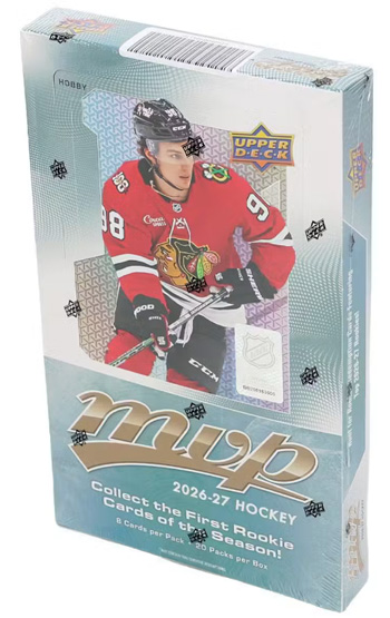 2026-27 Upper Deck MVP Hockey HOBBY Laatikko (UUTUUS)