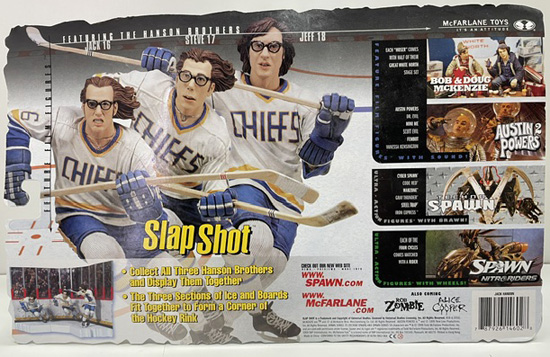 NHL McFarlane Slap Shot Action Figures The HANSON Brothers - Image 4