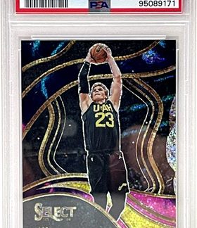 2023-24 Panini Select Cosmic PSA MINT 9 #219 Lauri Markkanen Utah Jazz