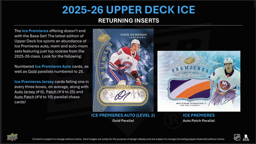 2025-26 Upper Deck Ice Hockey Hobby Laatikko (UUTUUS) - Image 4