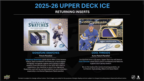 2025-26 Upper Deck Ice Hockey Hobby Laatikko (UUTUUS) - Image 7