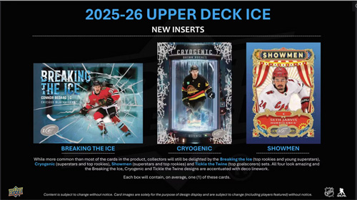 2025-26 Upper Deck Ice Hockey Hobby Laatikko (UUTUUS) - Image 8