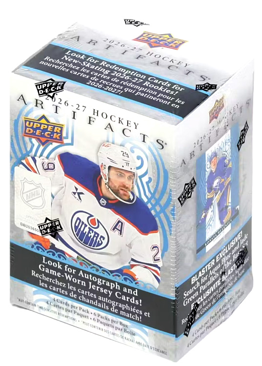 2026-27 Upper Deck Artifacts Hockey BLASTER Laatikko (UUTUUS)