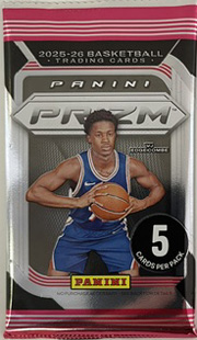 2025-26 Panini Prizm Basketball 5-Card Pussi (UUTUUS)