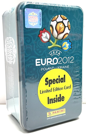 2012 Panini Adrenalyn XL UEFA EURO Poland-Ukraine TIN BOX (TARJOUS)