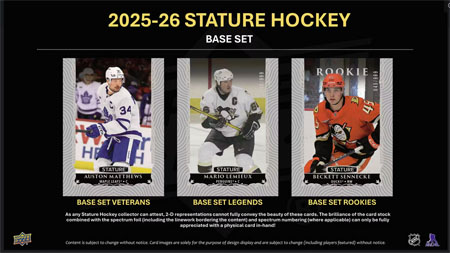 2025-26 UD Stature Hockey HOBBY Laatikko (ENNAKKOMYYNTI) - Image 3