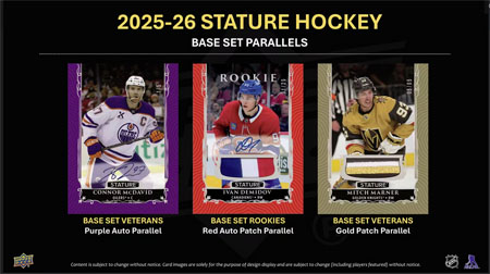 2025-26 UD Stature Hockey HOBBY Laatikko (ENNAKKOMYYNTI) - Image 5