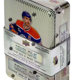 2026-27 Upper Deck Hockey Series 1 TIN BOX Laatikko (UUTUUS)