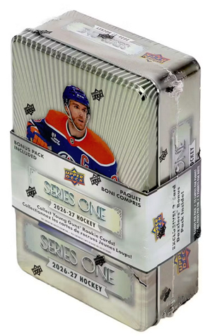 2026-27 Upper Deck Hockey Series 1 TIN BOX Laatikko (UUTUUS)