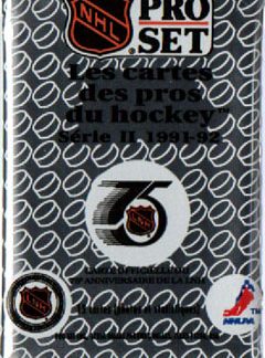 1991-92 Pro Set FRENCH Hockey Series 2 Pussi