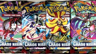 Pokemon Chaos Rising Booster 10-Card Pack Pussi